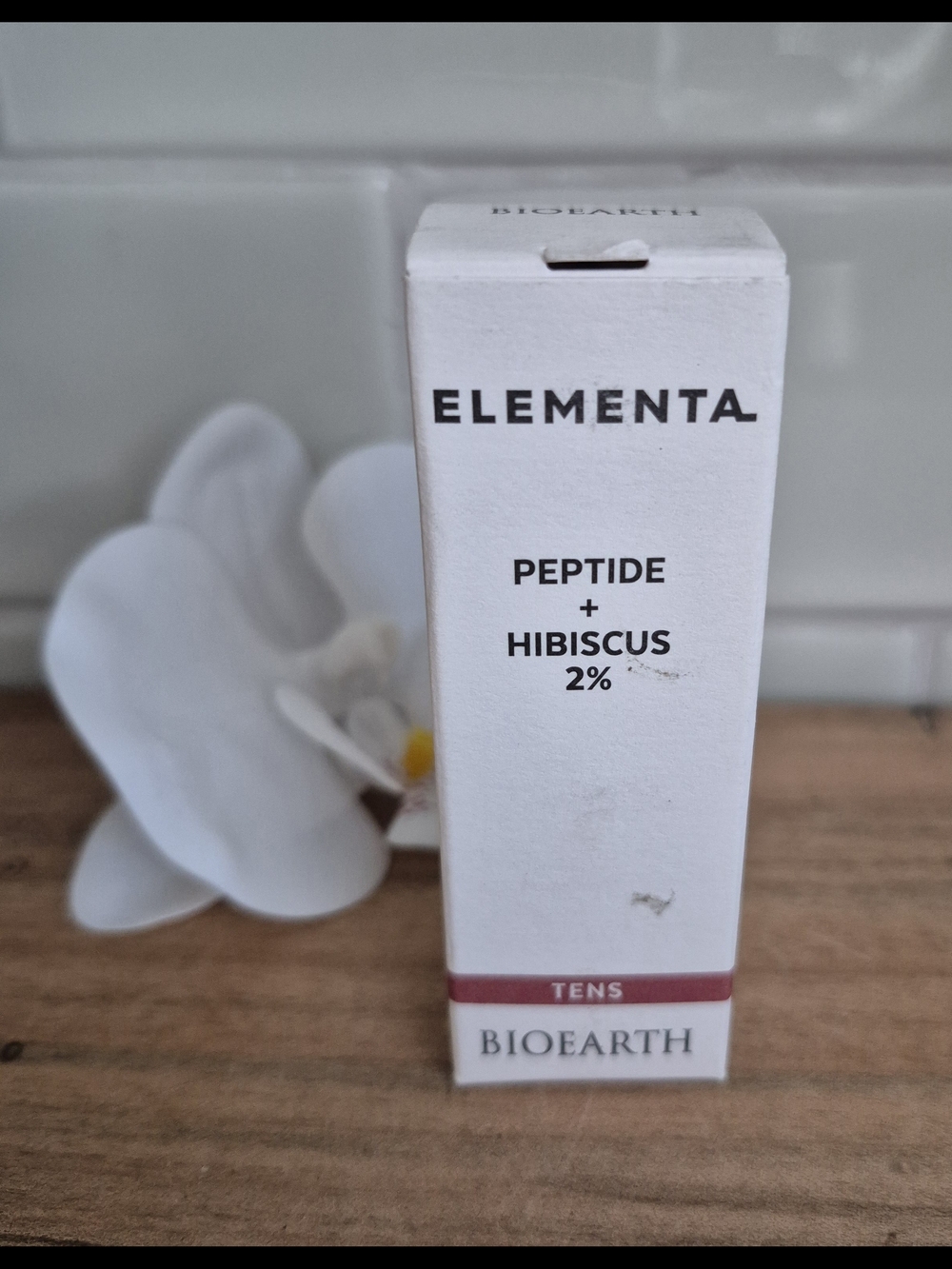 Bioearth Elementa Tens Solution Peptide + Hibiscus 2%, vegan